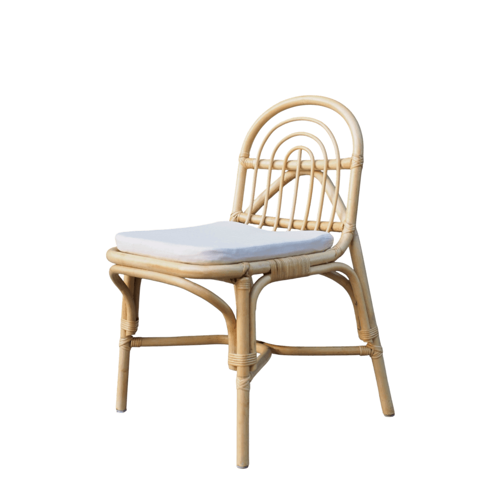 เก้าอี้ทานข้าว หวายแท้ PISAMAI รุ่น LEK DINING CHAIR ขนาด 42*55*88 ซม. สีธรรมชาติ